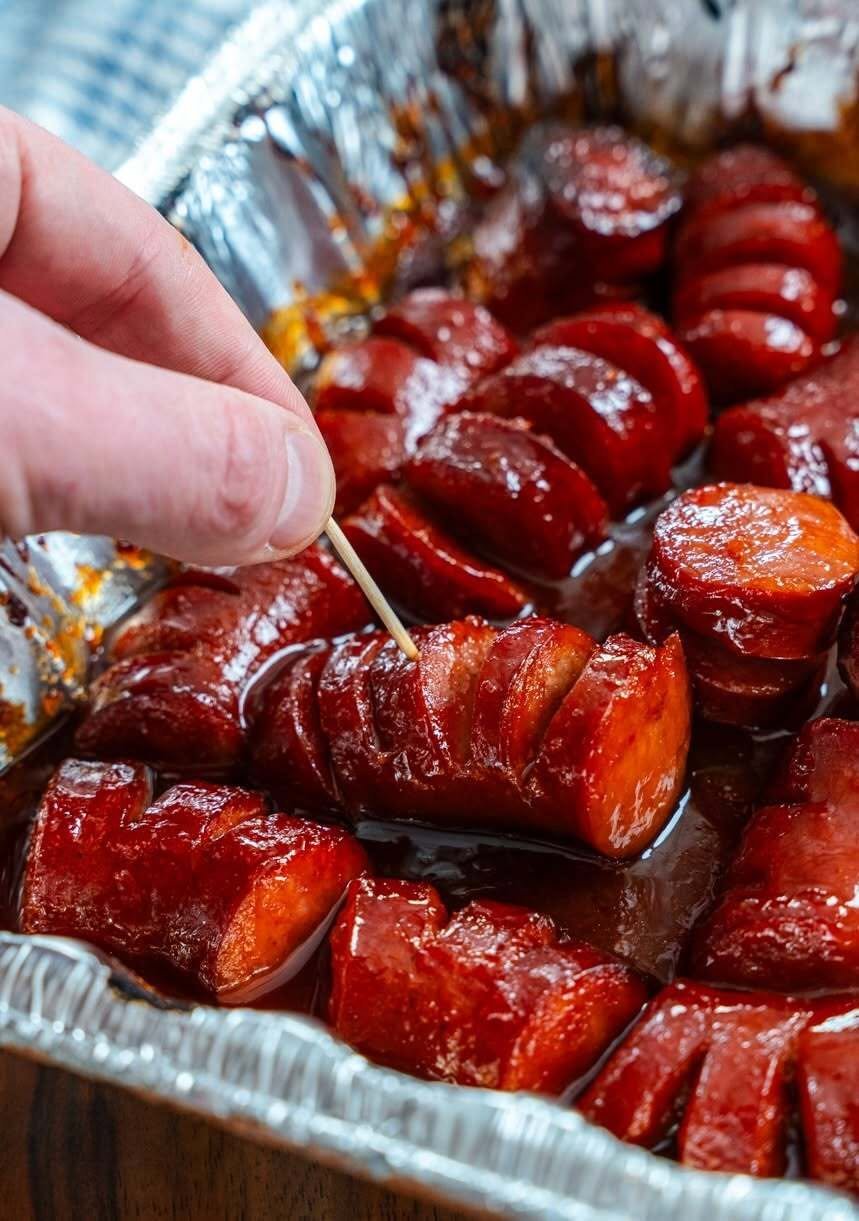 Honey BBQ Sausage Bites